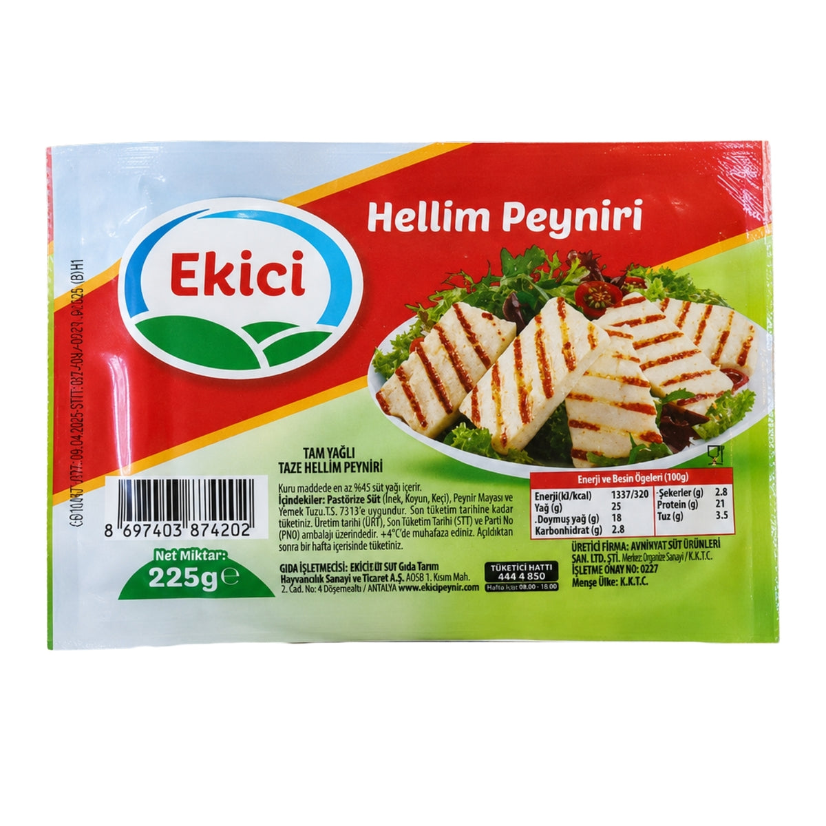 Ekici Hellim Peyniri - 225 gr