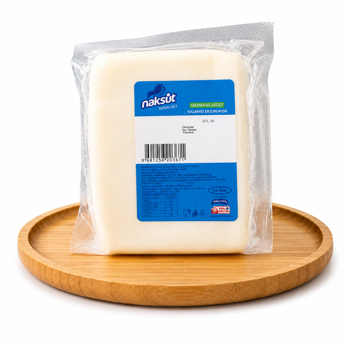 Naksüt Tam Yağlı Olgulaştırılmış Beyaz Peynir - 1 Kg